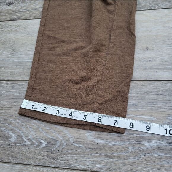 Max Mara leisure pants brown comfy pants with drawstring & high elastic waist - Picture 7 of 9